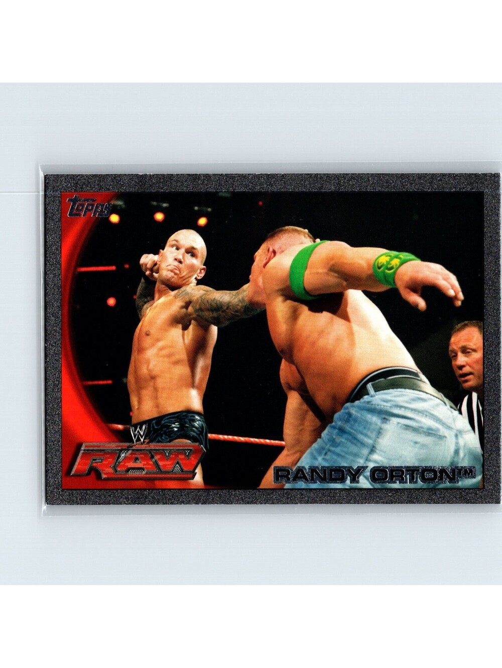 2010 Topps WWE Randy Orton #9 Silver #/999